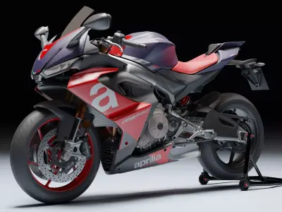 Aprilia RS 660 2021 Low-poly 3D model