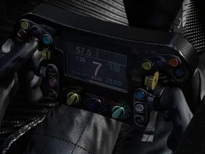 Mercedes AMG F1 W11 EQ Power 2020 Low-poly 3D model