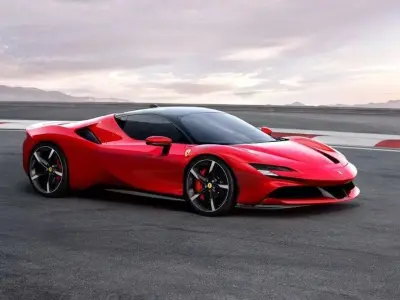 Ferrari SF90 Stradale 2021 Without Textures 3D model