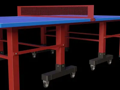 ping-pong table Free 3D model