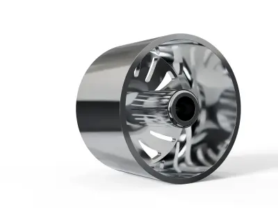 FRONT forgiato Turbinata DURO DUALLY WHEEL 3D print model