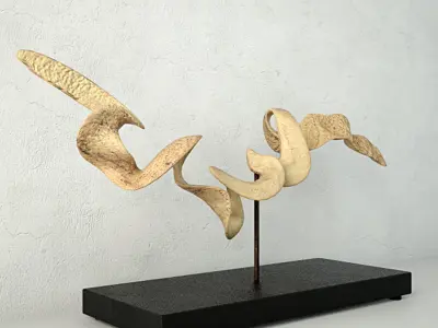 Anson Decor on Stand 3D model