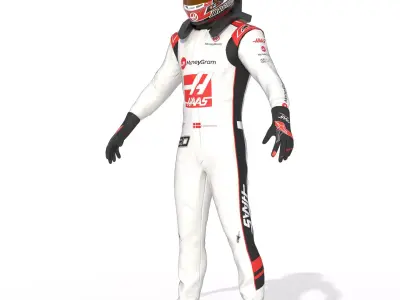 F1 Haas Suit 2023 3D model