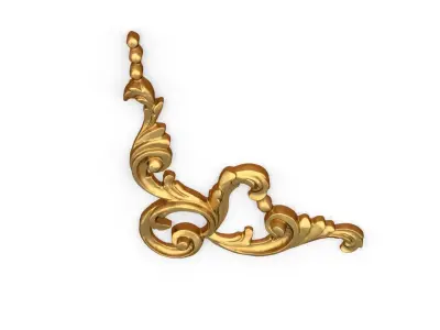 Classic decor ornament 150 3D model