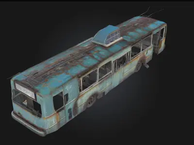 Rusty Remnants  Fragments of a Forgotten World 3D model