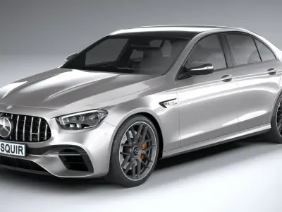 Mercede E63 Sedan AMG 2021 3D model