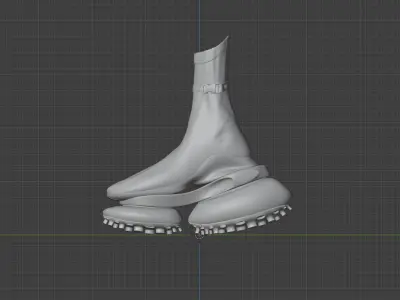 Sneakers Concept Safa Sahin Balmain 3D model