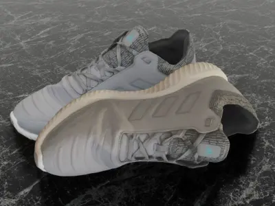 ADIDAS 3D SHOES Low-poly 3D model
