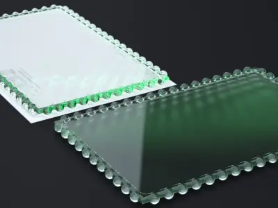 NORDSK DUPVLIKA GLASS DESSERT TRAY 2020 3D model