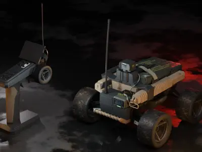 Call of Duty remote control car 3D model