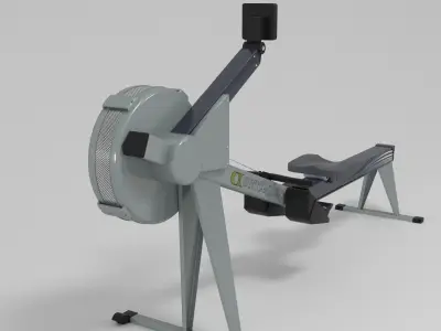 Concept 2 Model E Indoor Rowing Machine PM5 3D model