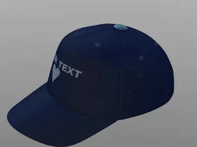 cap hat 3D model