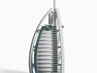 Burj Al Arab 3D model
