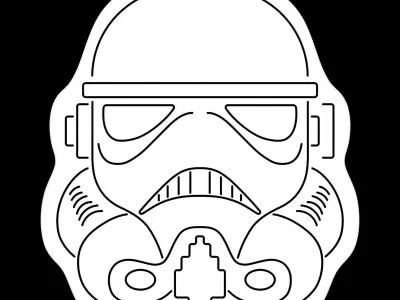 Star Wars Neon Sign 3D model