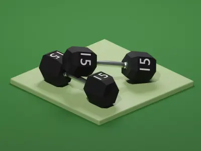 Dumbbells 3D model