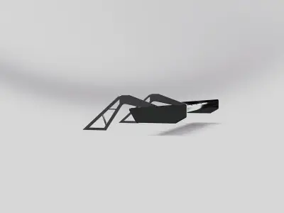 spoiler combo rear LIFT 3D model