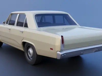 Plymouth Valiant 4 Door 1970 3D print model