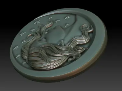 Moongirl 3D print model