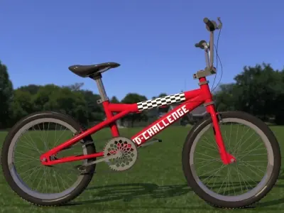 bicycle bmx bike 3D model