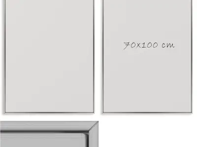 Picture Frame Set 02 3D model