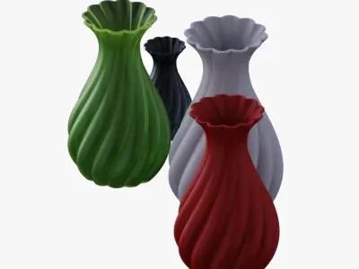 Flower Vase 3D print model buy