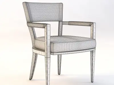 Gotham Pull Up Chair 82223 3D model