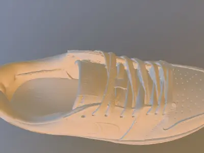 NIKE AIR JORDAN 1 LOW DIOR SHOE SCULPTURE 3D model