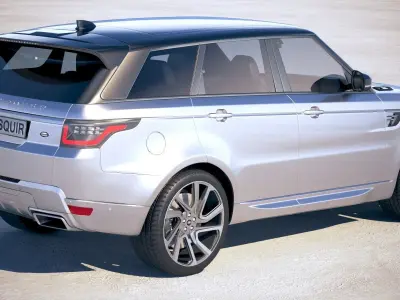 Range Rover Sport PHEV 2018 3D model