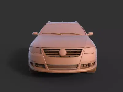 Volkswagen Passat B6 3D print model