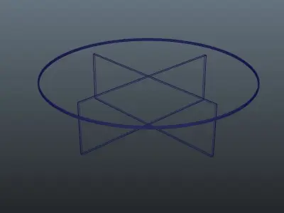 Beautiful marble table Free low-poly 3D model