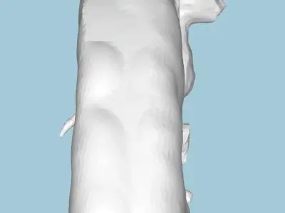 MakeIT Angel Cat Monument Sculpture 3D Model 3D model