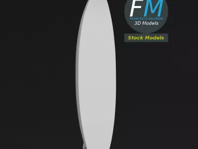 Surfboard 3D model