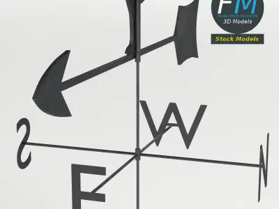 Weather vane 3D model