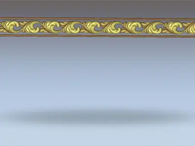 ANTIQUE MIRROR FRAME 3D model