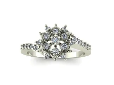 Diamond Ring 3D print model 67