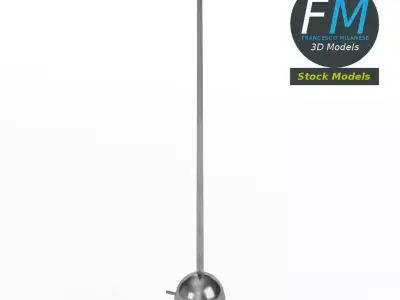 Italian foil fencing sword 3D model