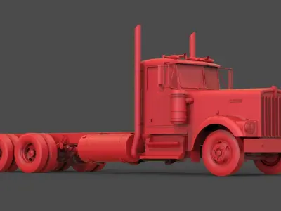 Kenworth W900 3D print model