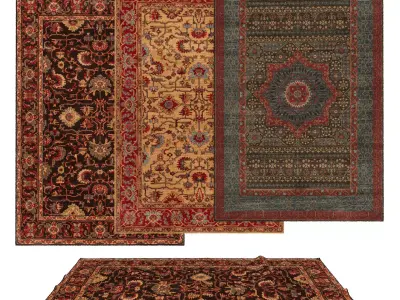 Rugs No 411 Low-poly 3D model