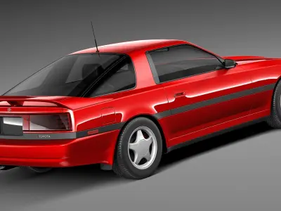 Toyota Supra Mk3 1986-1993 3D model