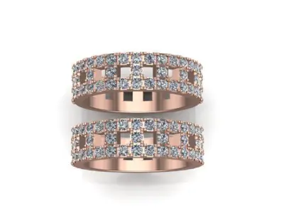 Tffany true wide ring 3D print model
