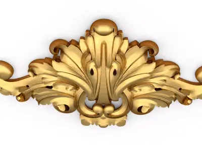 carved classic decorative ornament cnc 3d printing stl 15 3D print model