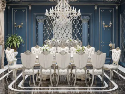 Classic Furniture Set 3D model