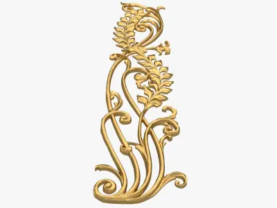 Classic decor ornament 256 3D model