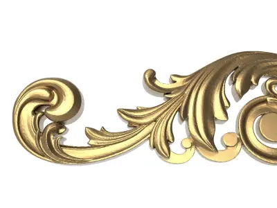 decorative pattern ready for 3D printing 3D model 19