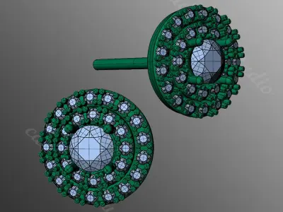 Earrings od58 3D print model