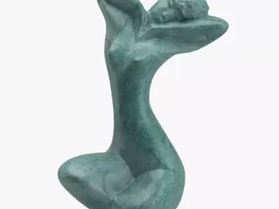 Pierre BRUN Sculpture Modigliani 3D model