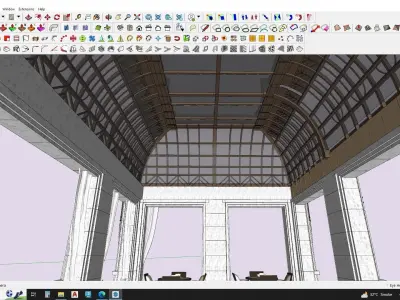 Outdoor pavilion 3d model 3D model