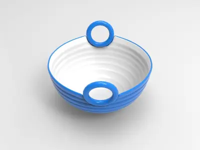 Hola Bowl Low-poly 3D model