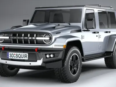 Generic Wrangler 2022 3D model