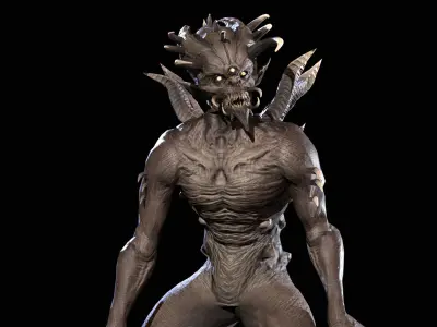 Triglaz Low-poly 3D model